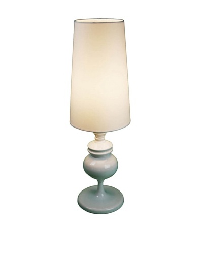 100 Essentials White Modern Table Lamp, White
