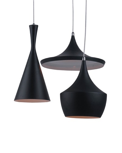 100 Essentials Trio Pendant Lamp, Black