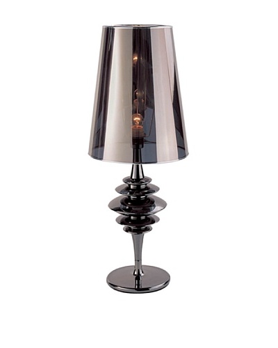 100 Essentials Steel-Plated Table Lamp, Black