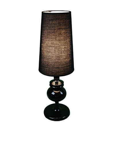 100 Essentials Black Modern Table Lamp, Black