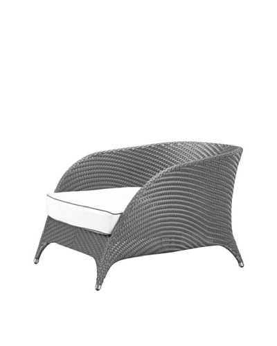 100 Essentials Flora All-Weather Lounge Chair, Jetson/Sunbrella Natural