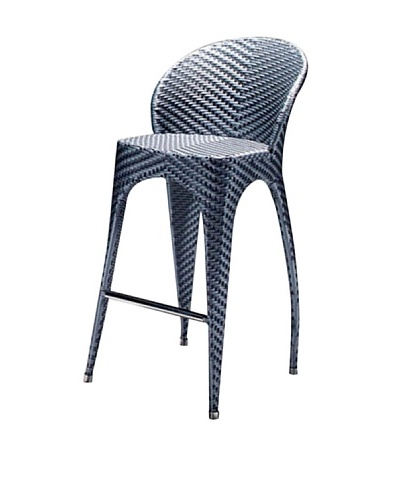 100 Essentials Flora All-Weather Bar chair, Deep Sea