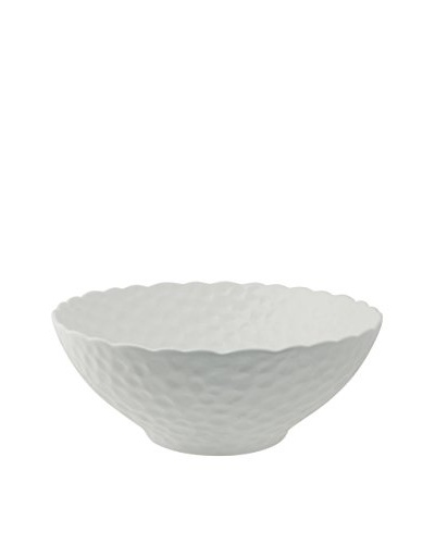 10 Strawberry Street Round Dimple Bowl, White