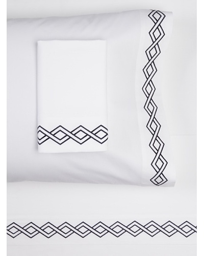 1891 by Sferra Nico Sheet Set [White/Navy]