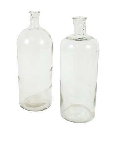 Pair of French Apothecary Jars, Clear