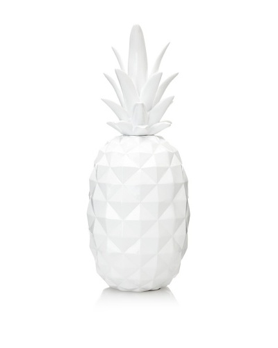 Zanzibar Decorative Pineapple [White]