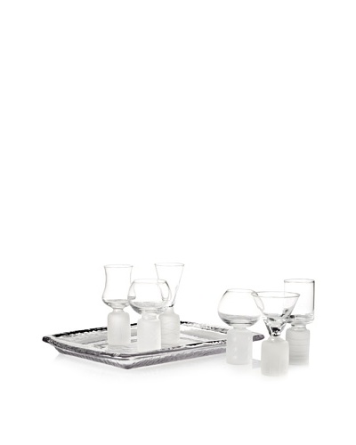 New Age 7-Pc Cordial Set w/Tray