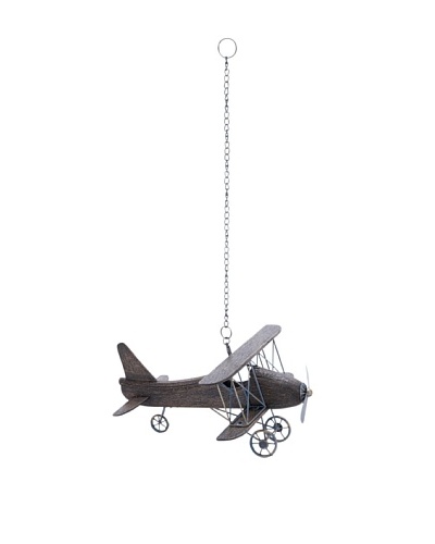 Suspended Airplane Model with Wooden Frame