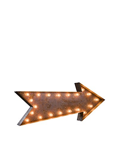 36″ Vintage-Inspired Arrow Marquee Light