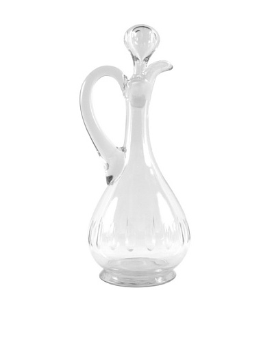 French Decanter with Topper & Handle, Clear