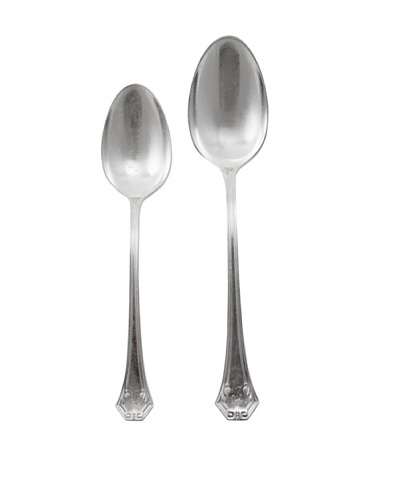 Set of 2 Vintage Smith & Barton Sterling Silver Spoons, c.1940s