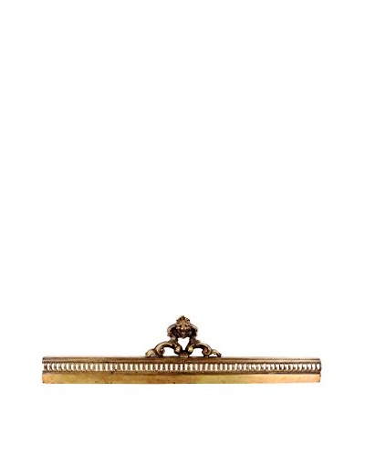 Brass Fireplace Grill, Gold