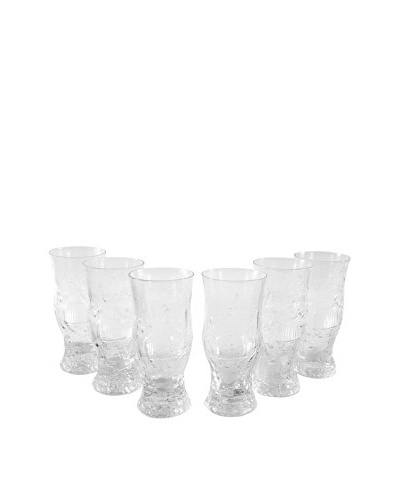 Set of 6 Boda Iced Tea Glasses, Clear