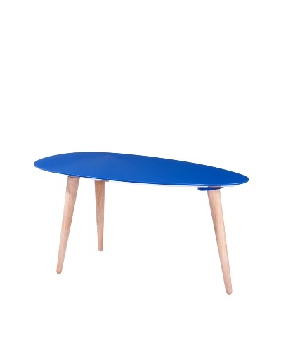 Small Egg Table, Cobalt Blue