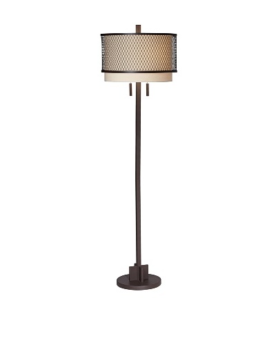 Industrial Double Shade Floor Lamp