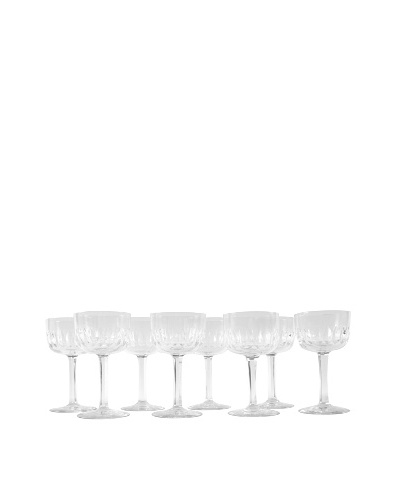 Set of 8 Sherbet Glasses, Clear