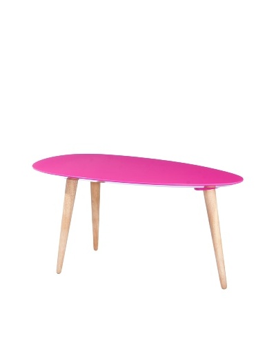 Small Egg Table, Fuschia