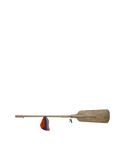 Wooden Oar with Hooks