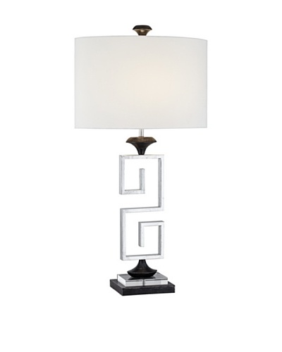 Silver Screen Table Lamp - Silver