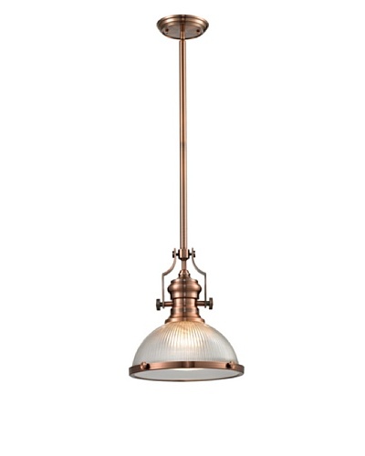 Artistic Lighting Chadwick Collection 1-Light Pendant, Antique Copper