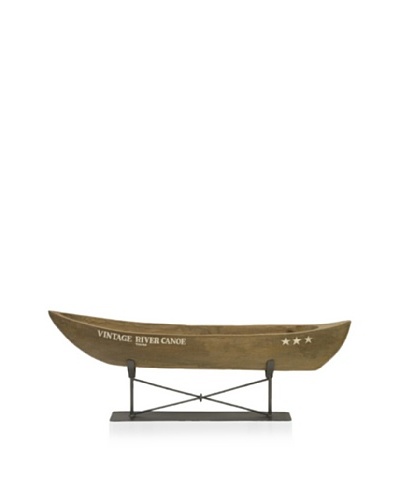 River Canoe on Metal Stand