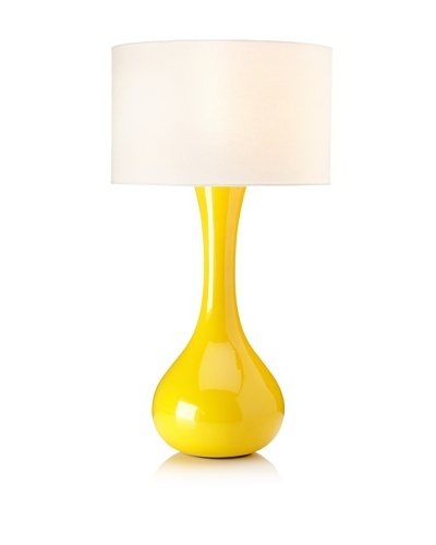 Curve Table Lamp, Yellow