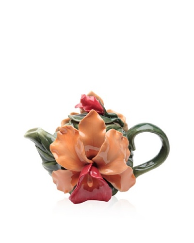 Porcelain Orchid Teapot