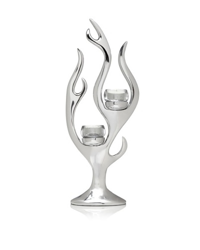 Polished Aluminum Multi Tealight Holder