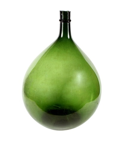 X-Large French Demijohn, Green