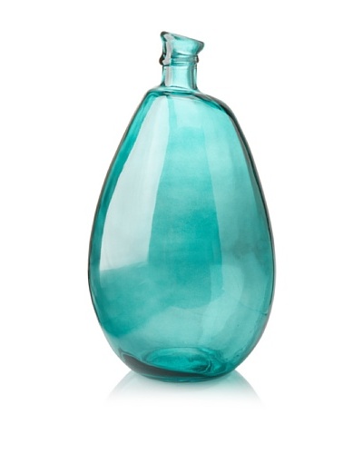 Glass 18 Vase, Teal