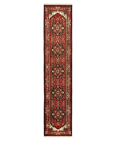 Hand-Knotted Serapi Heritage Wool Rug, Dark Copper, 2' 6 x 11' 10 Runner