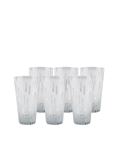 Set of 6 Urban Water Glasses