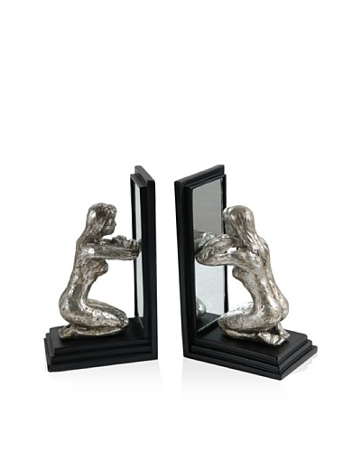 Woman Book Ends [Black/Silver]