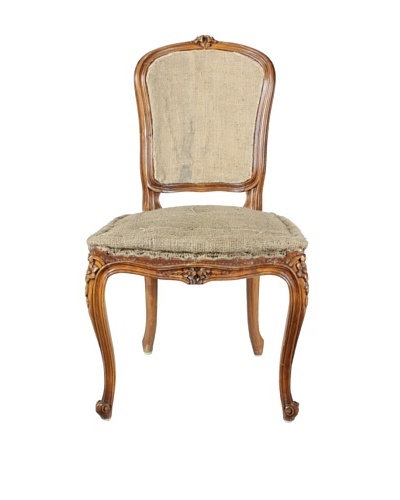 Deconstructed French Hall Chair, Brown/Tan