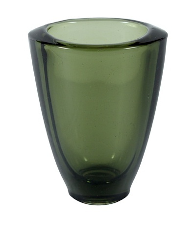 Aero Vintage Art Glass Vase, Green