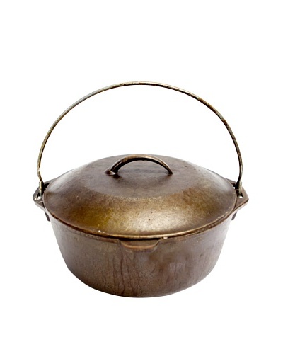 Vintage Cast Iron Crock Pot, c. 1900s