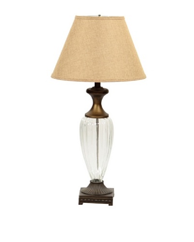 Glass Lamp [Beige/Bronze]