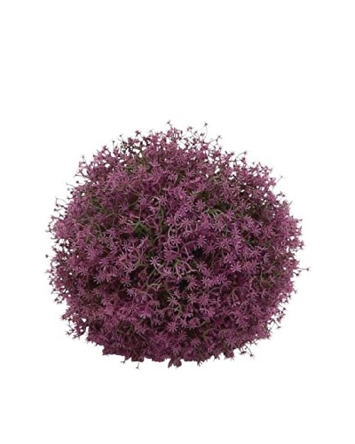 Faux Purple Flower 8″ Filler Ball