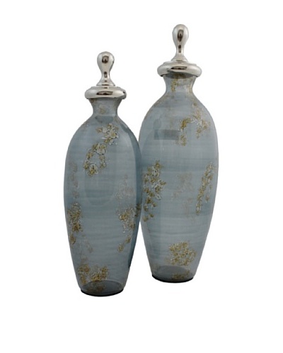 Set of 2 Lyles Jars, Blue