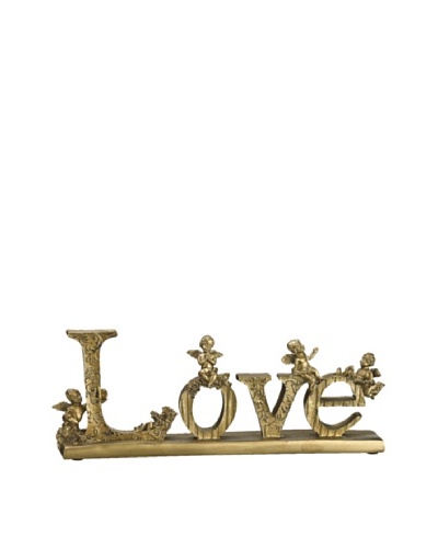 Love Stand, Gold/ Antique