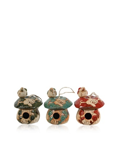 Set of 3 Bird Houses