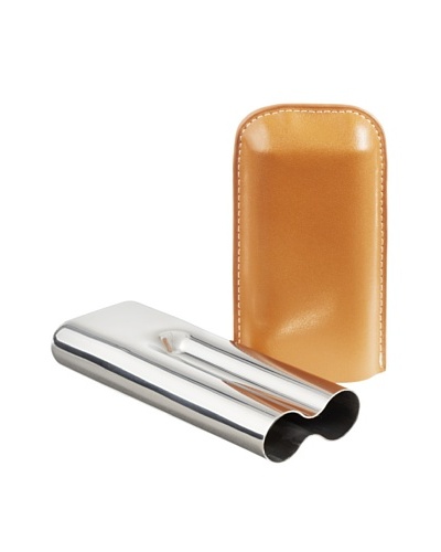 Telescoping Cigar Case, Saddle