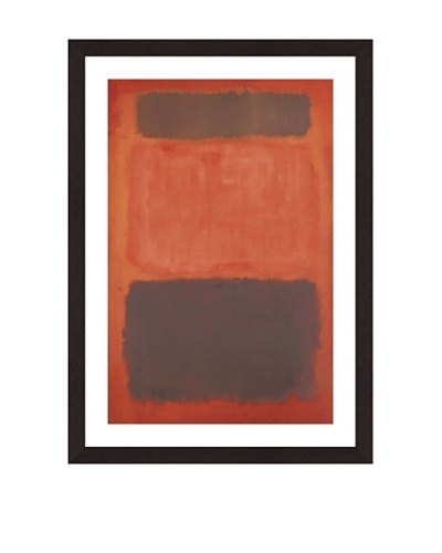 Mark Rothko's Brown and Black in Reds, 1957 Giclée Print