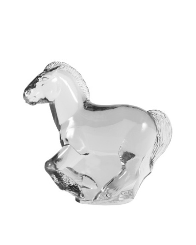 Horse Glass Figurine WWF, Grey