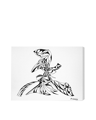 Manuel Roman Tourbillon Framed Art, Black/White