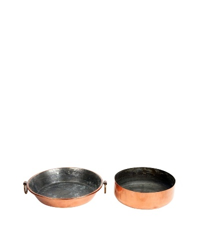 Pair of Copper Bowls