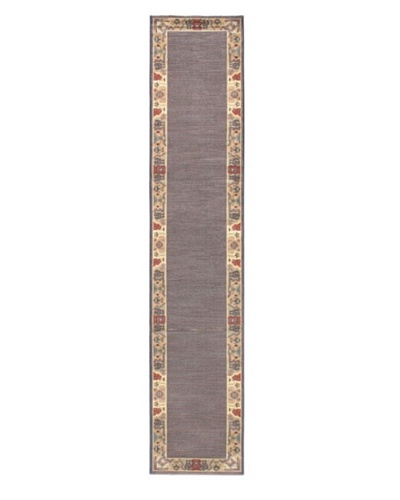 Alicante Rug, Cream/Navy, 2' 3 x 10' 9 Runner