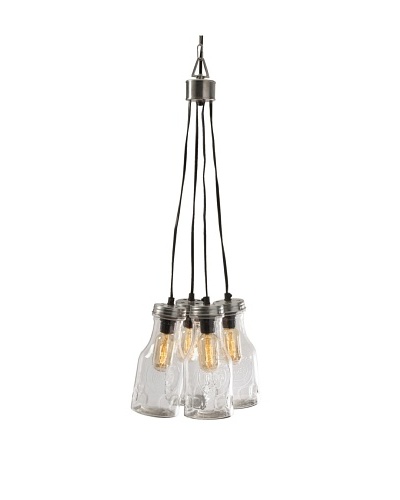 Cormack Glass Bottle Cluster Pendant Light