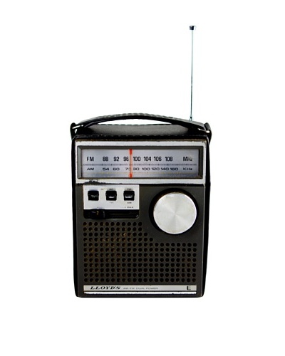 Vintage Lloyd’s Radio, Black