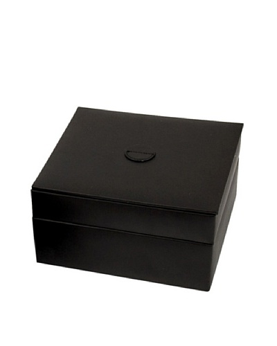 Multi-Compartment Jewelry Storage, Black